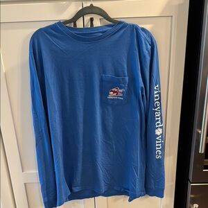Vineyard Vines Blue Long Sleeve Tee
